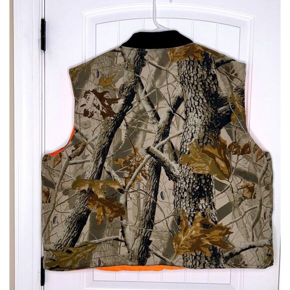 Vintage Bob Allen Jacket Men L Brown Real Tree Coat Reversible Hunting 90s - Picture 3 of 11